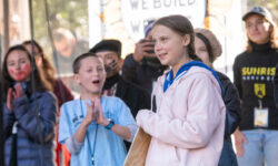 Greta Thunberg Climate Change Rally In Denver Colorado 2019. Photo by Anthony Quintano https://www.flickr.com/photos/quintanomedia/49203885396