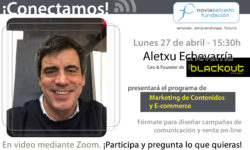 Aletxu Echevarría en Conectamos. Marketing de contenidos y E-commerce