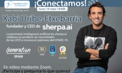 Conectamos con Xabi Uribe-Etxebarria CEO de sherpa.ai en Fundación Novia Salcedo
