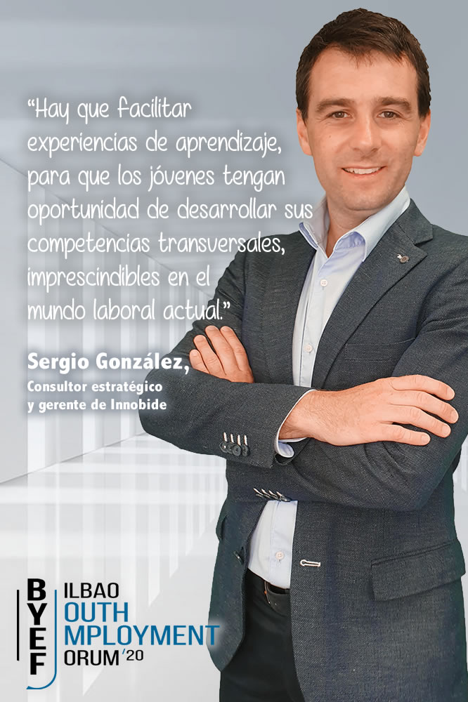 Sergio González de Innobide en BYEF Bilbao Youth Employment Forum 21