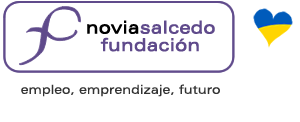 Novia Salcedo Fundación. empleo, emprendizaje, futuro. Día Internacional de la Mujer. NO WAR UKRAINE