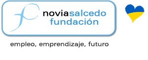 Fundación Novia Salcedo. empleo, emprendizaje, futuro. NO WAR UKRAINE