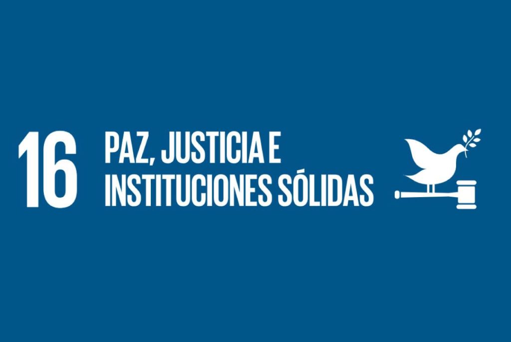 ods sdg 16 paz, justicia e instituciones solidas