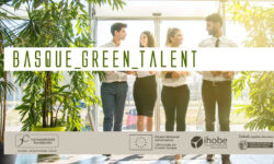 Basque Green Talent. Programa de formación y prácticas de Fundación Novia Salcedo, Ihobe, Cofinanciado por la Unión Europea, Eusko Jaurlaritza Gobierno Vasco