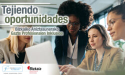Tejiendo oportunidades. Programa de Fundación Novia Salcedo con Diputación Foral de Bizkaia.