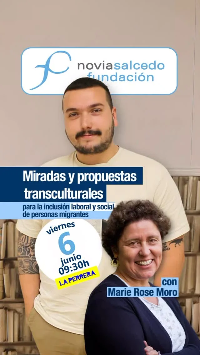📅 6 de junio

💥 Rompiendo Barreras: miradas y propuestas transculturales para la inclusión social y laboral de personas migrantes

Una jornada para compartir ideas, experiencias reales y romper estereotipos.

🎤 Con Marie Rose Moro, referente internacional en psiquiatría transcultural.

🧩 Con voces expertas de @zehar_errefuxiatuekin, @caritas_bizkaia, @edefundazioa, @penascalkoop, @koopsf34, Camino al Barrio, @bakuva_bilbao y más.

📍 La Perrera Espazioa – Bilbao
 🕤 09:30 a 13:30
 🎟 Inscríbete ya desde el enlace en nuestro perfil.

Organiza: @noviasalcedofundacion
Con el apoyo de @bilbao_udala y @bbkkuna

—

📅 Ekainaren 6a

💥 Hesiak hausten: begirada eta proposamen transkulturalak migratzaileentzako gizarte- eta lan-inklusiorako

Jardunaldi bat ideiak partekatzeko, benetako esperientziak ezagutzeko eta estereotipoak apurtzeko.

🎤 Marie Rose Moro, psikiatria transkulturaleko nazioarteko erreferentea.

 🧩 Zehar-Errefuxiatuekin, Cáritas, EDE, Peñascal, Koop SF34, Camino al Barrio, Bakuva eta beste hainbat profesionalekin batera.

📍 La Perrera Espazioa – Bilbo
 🕤 09:30etik 13:30era
 🎟 Eman izena gure profilean dagoen estekan.

Antolatzailea: Fundación Novia Salcedo
Laguntzaileak: Bilbaoko Udala eta BBK Kuna

#RompiendoBarreras #Inclusión #Diversidad #Migración #JusticiaSocial #NoviaSalcedo #Bilbao